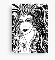 "Black Arachnid" Canvas Print