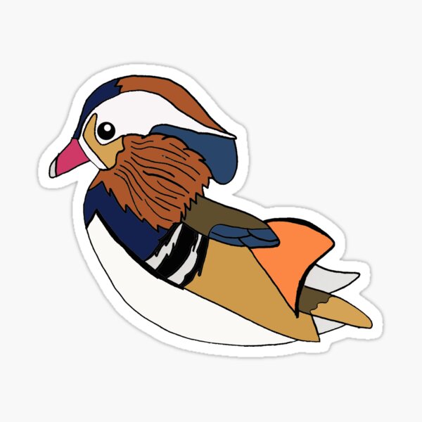 Aperçu de l'œuvre Magestic Mandarin Duck créée et vendue par PatchPress.