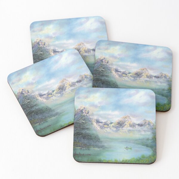 Item preview, Morning in mountains. mountain landscape designed and sold by NinoPonditerra.