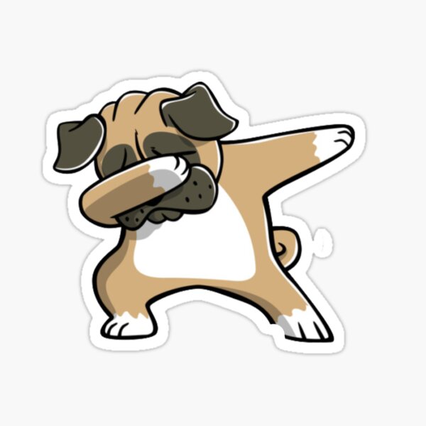 Dancing Dog Stickers | Redbubble