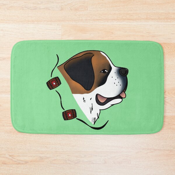 Item preview, St Bernard mountain search and rescue dog designed and sold by rainbowcho.