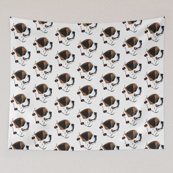 Item preview, St Bernard mountain search and rescue dog designed and sold by rainbowcho.