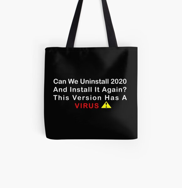 coronavirus funny design All Over Print Tote Bag