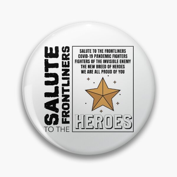 Item preview, Salute To The Frontliners designed and sold by sillyconevalley.