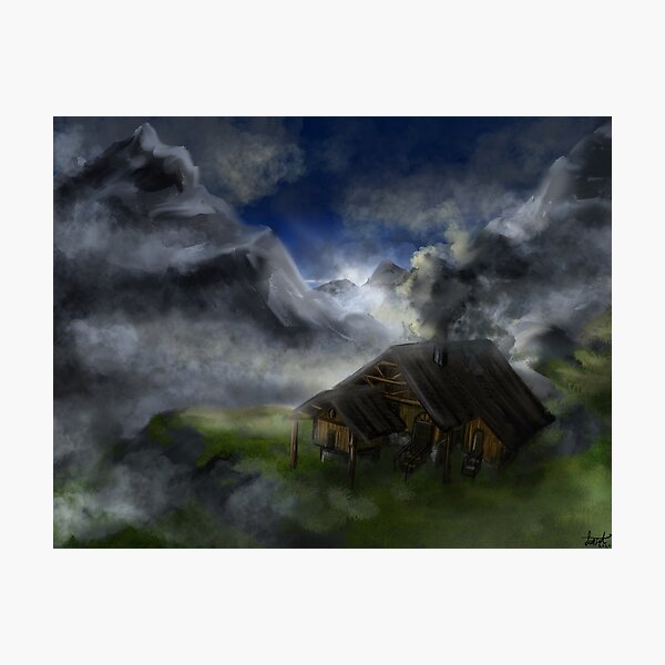 Item preview, Cabin in the mountain designed and sold by sunset301.