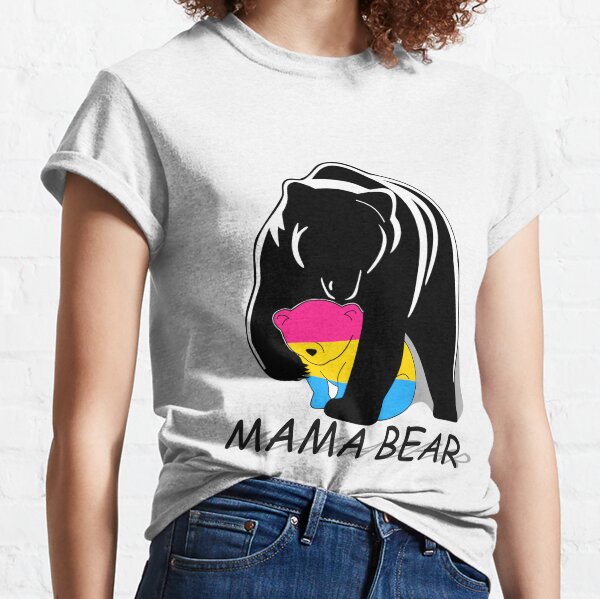 Mama Bear with Four Cubs mom t shirt Mothers Day Shirts for-TH – TEEHELEN