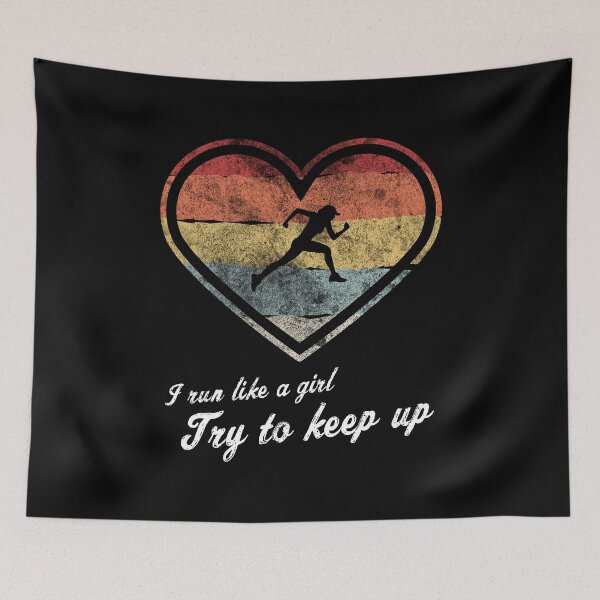 Item preview, Vintage I Run Like a Girl Runners Marathon  Gift designed and sold by 2blackcherries.