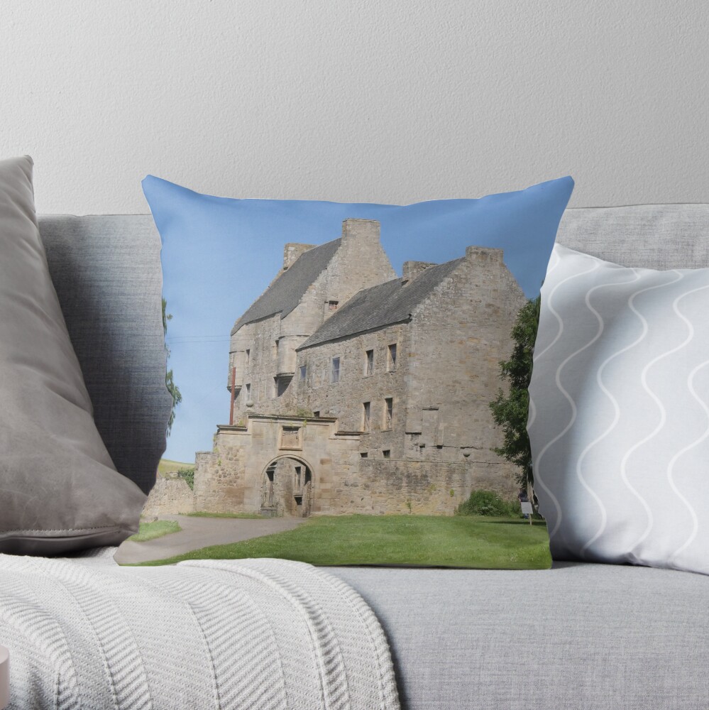 Midhope Castle , Hopetoun estate , near Edinburgh , Scotland Throw Pillow