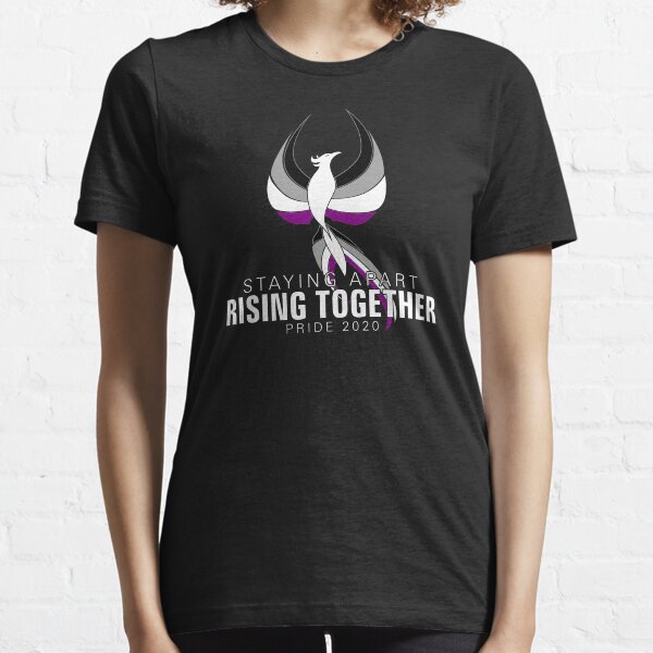 Asexual Staying Apart Rising Together Pride 2020 Phoenix Essential T-Shirt