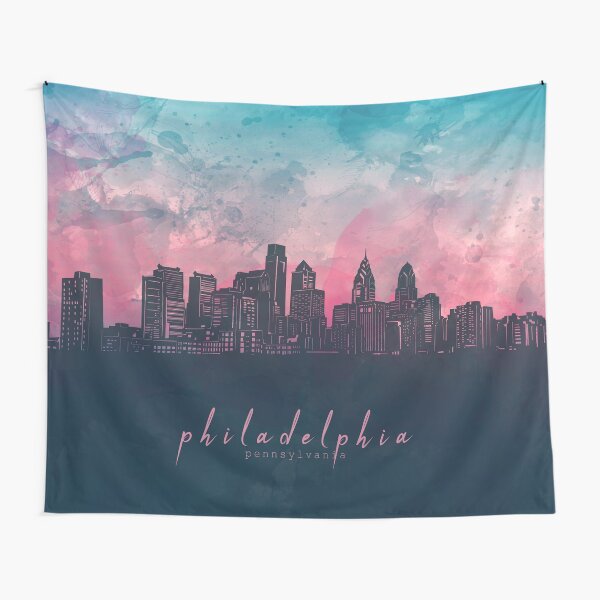 Item preview, philadelphia skyline designed and sold by BekimART2.