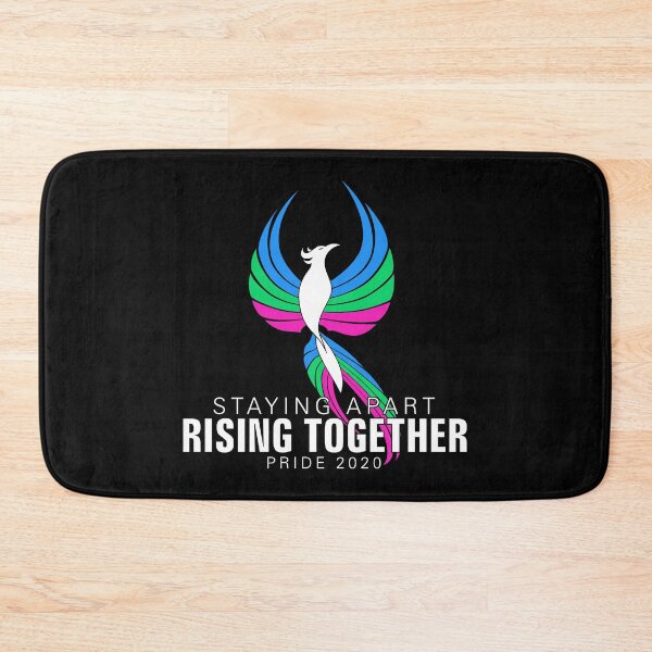Item preview, Polysexual Staying Apart Rising Together Pride 2020 Phoenix designed and sold by Patrick Hiller.