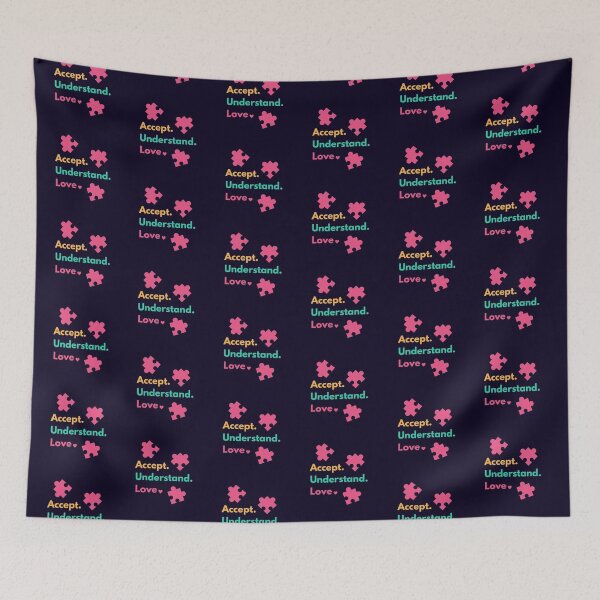 Item preview, Accept, Understand, Love - Autism Awareness designed and sold by madtoyman.