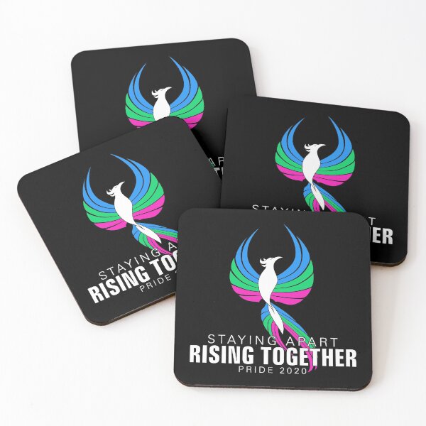 Item preview, Polysexual Staying Apart Rising Together Pride 2020 Phoenix designed and sold by Patrick Hiller.