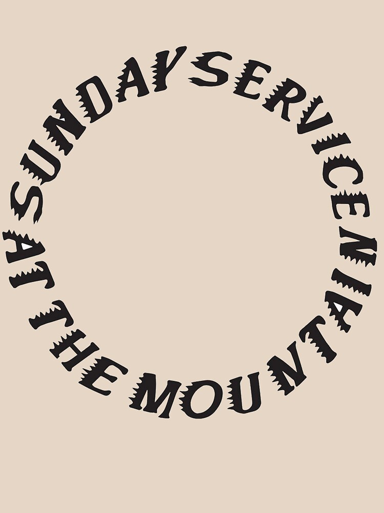 kanye west sunday service merch