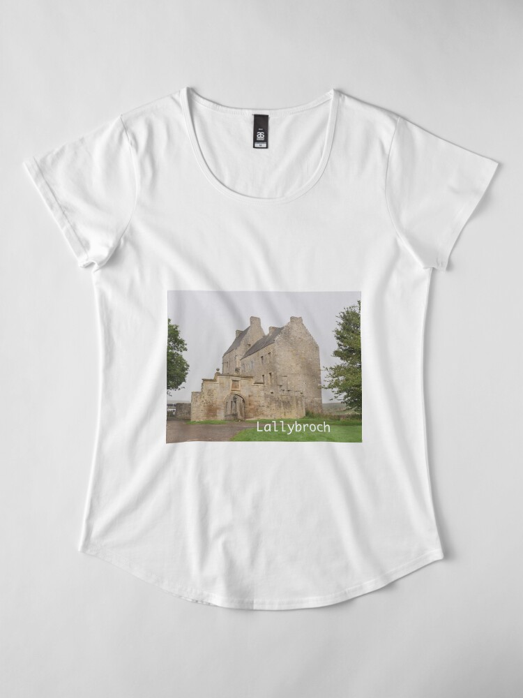 Alternate view of Midhope Castle , near Edinburgh , Scotland Premium Scoop T-Shirt