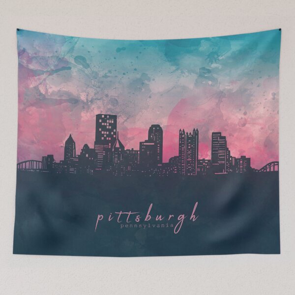 Item preview, pittsburg skyline designed and sold by BekimART2.
