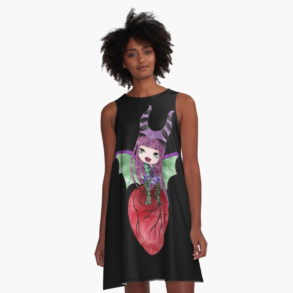 Item preview, Vestido acampanado designed and sold by spyderboy8.