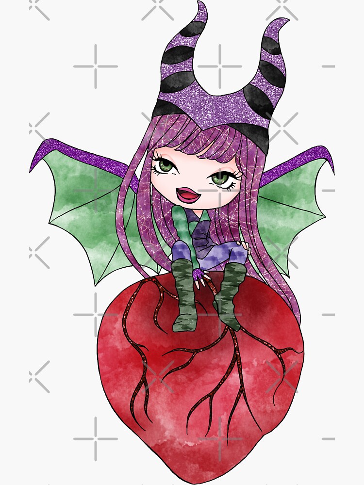Imagen 3 de 3, Pegatina con la obra Arte inspirado princesa del dragón, diseñada y vendida por spyderboy8.