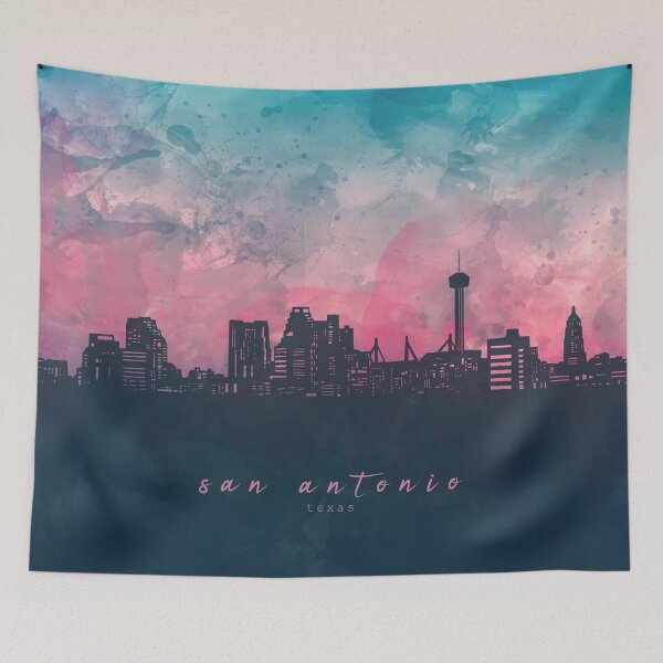 Item preview, san antonio skyline designed and sold by BekimART2.