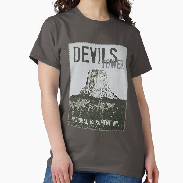 Devils Tower Stamp Classic T-Shirt
