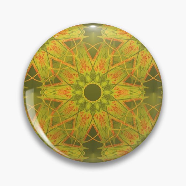 Item preview, Green and red mandala pattern designed and sold by iRenza.