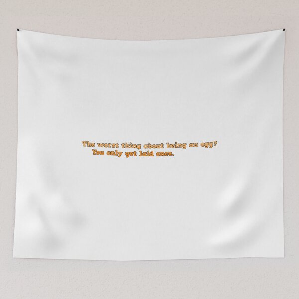 Item preview, The worst thing about being an egg? designed and sold by AmandaDesign.