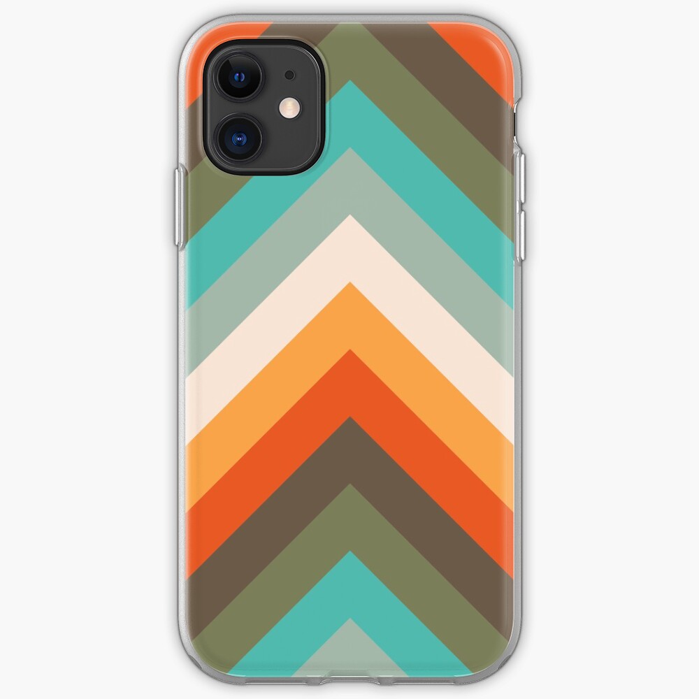 Pfeile Chevrons | Vintage Sommer Farben iPhone-Hülle