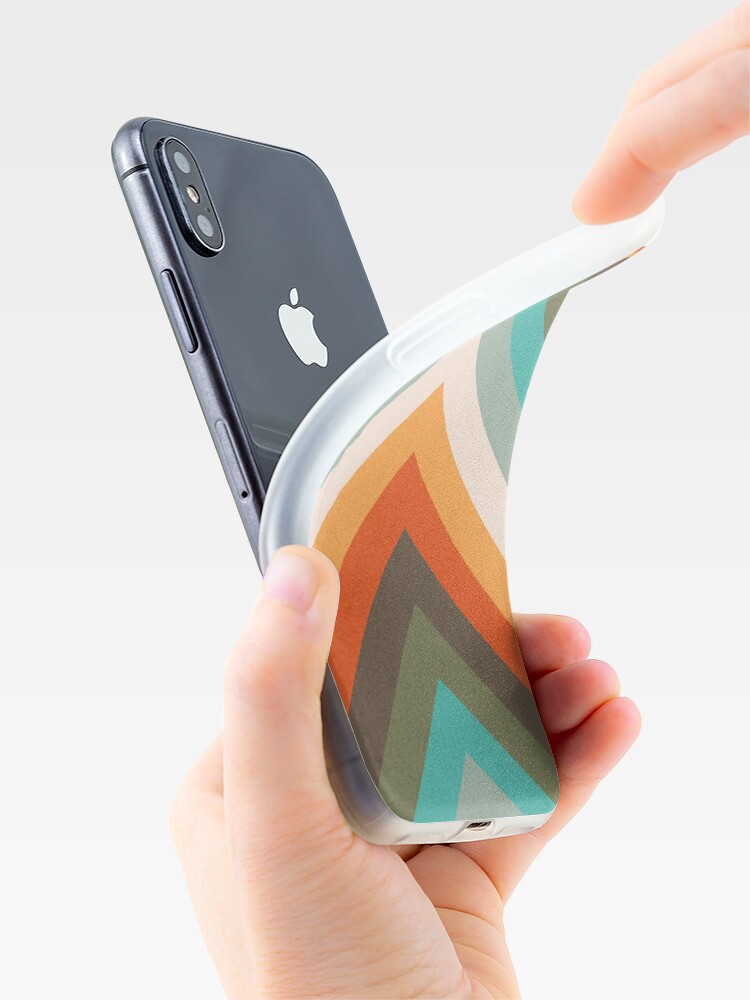 Alternative Ansicht von Pfeile Chevrons | Vintage Sommer Farben iPhone-Hülle
