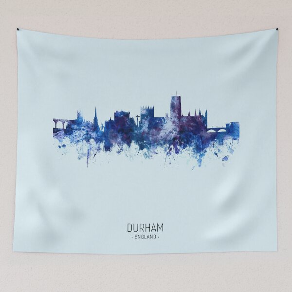 Item preview, Durham England Skyline Cityscape designed and sold by ArtPrints.