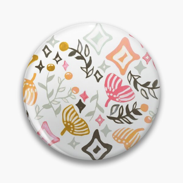 Item preview, Autumn Abstract Ginkgo & Berry Pattern  designed and sold by TigaTiga.