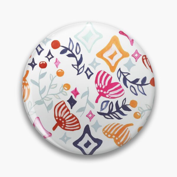 Item preview, Christmas Abstract Ginkgo & Berry Pattern  designed and sold by TigaTiga.
