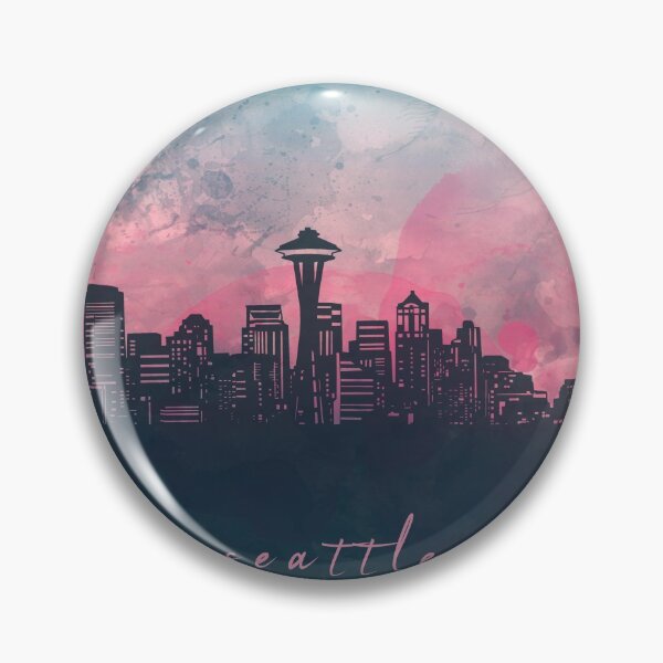 Item preview, seattle skyline designed and sold by BekimART2.