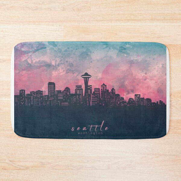 Item preview, seattle skyline designed and sold by BekimART2.