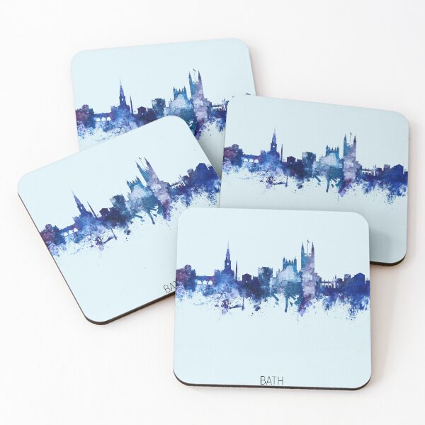 Item preview, Bath England Skyline Cityscape designed and sold by ArtPrints.