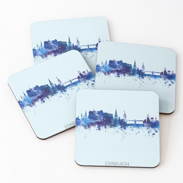 Item preview, Edinburgh Scotland Skyline designed and sold by ArtPrints.
