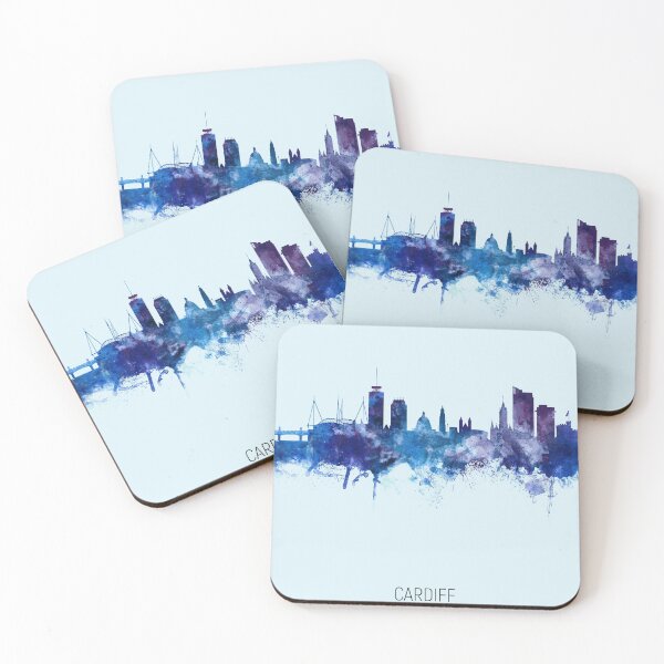 Item preview, Cardiff Wales Skyline designed and sold by ArtPrints.