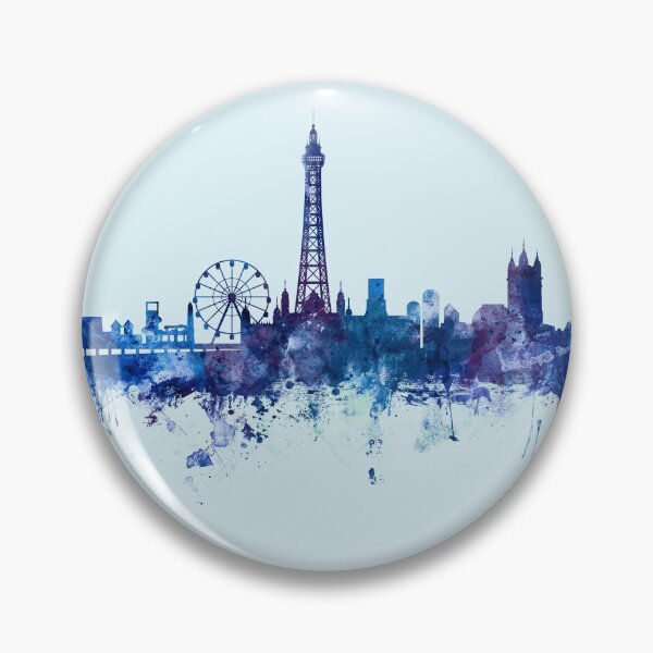 Item preview, Blackpool England Skyline designed and sold by ArtPrints.