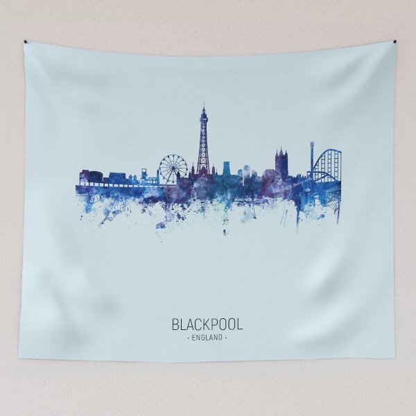 Item preview, Blackpool England Skyline designed and sold by ArtPrints.