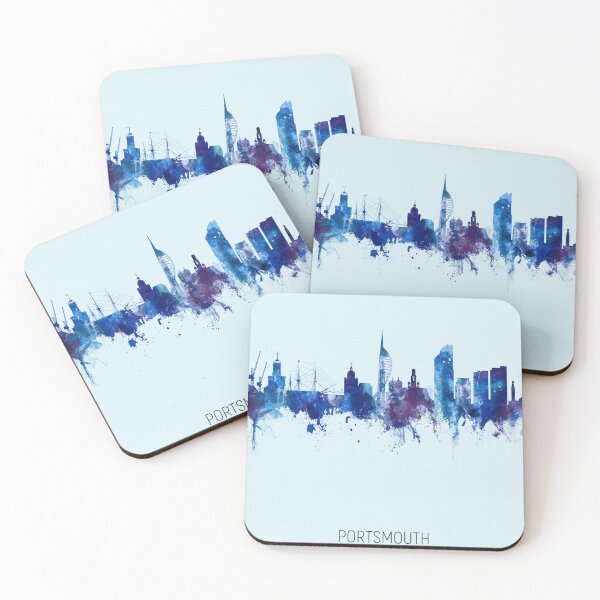 Item preview, Portsmouth England Skyline designed and sold by ArtPrints.