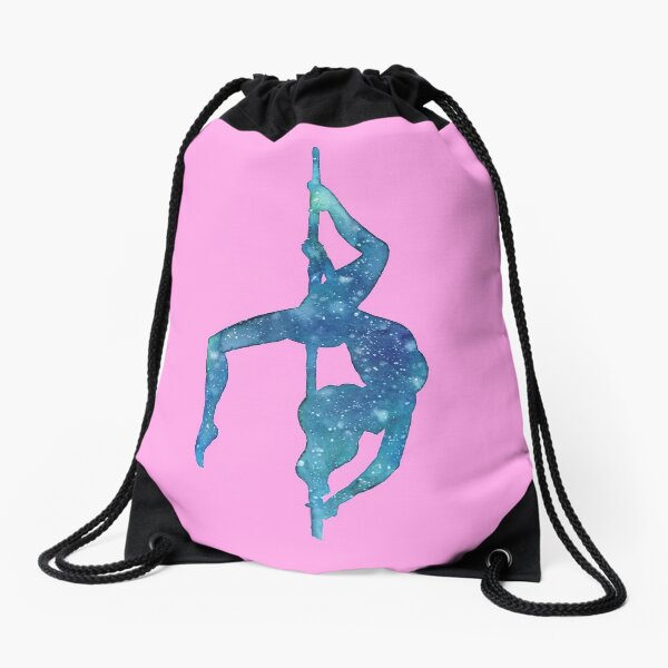 Pole Dancing Underwater Drawstring Bag