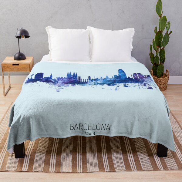 Item preview, Barcelona Spain Skyline designed and sold by ArtPrints.