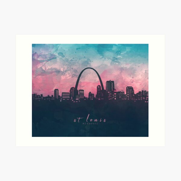 St. Louis Art Print, Arch, Founded 1764, Founding, Fleur de lis, St. Louis  flag, Missouri, Saint Louis — Miller Art Creative