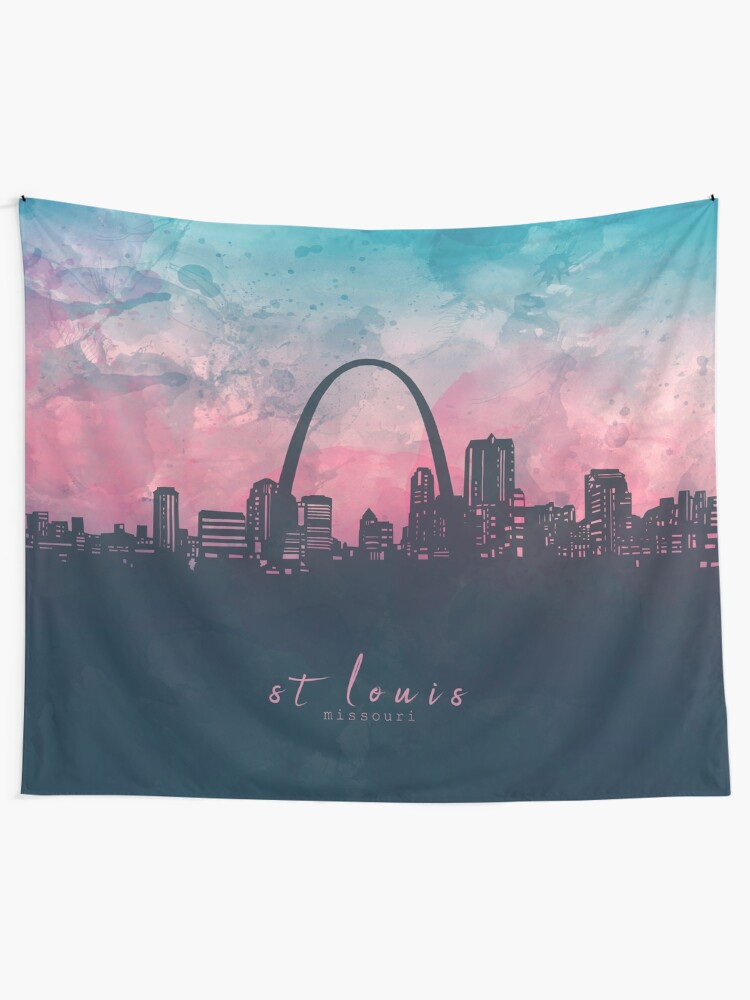 "st louis skyline" Tapestry by BekimART2 Redbubble