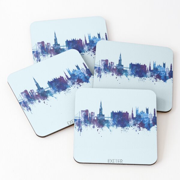 Item preview, Exeter England Skyline designed and sold by ArtPrints.