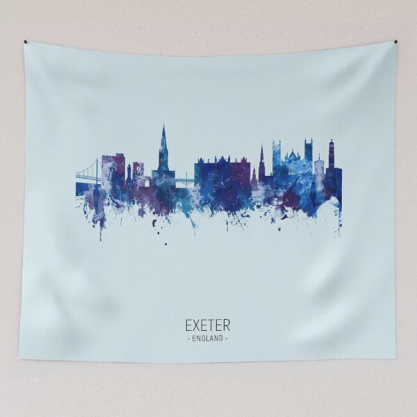 Item preview, Exeter England Skyline designed and sold by ArtPrints.