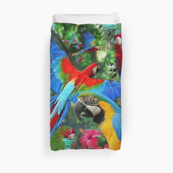 Parrots Duvet Cover