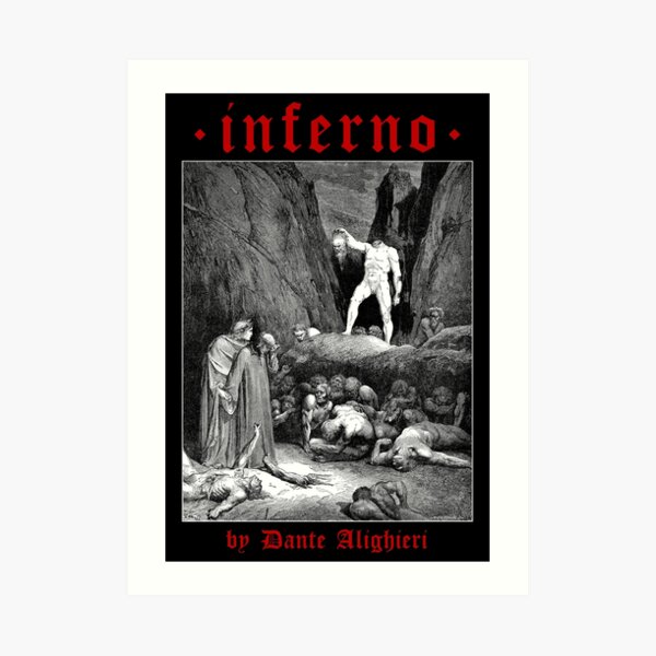 Dantes Inferno Art Print for Sale by Mengarda