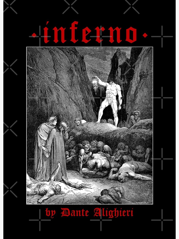 Dantes Inferno Art Board Print for Sale by Mengarda