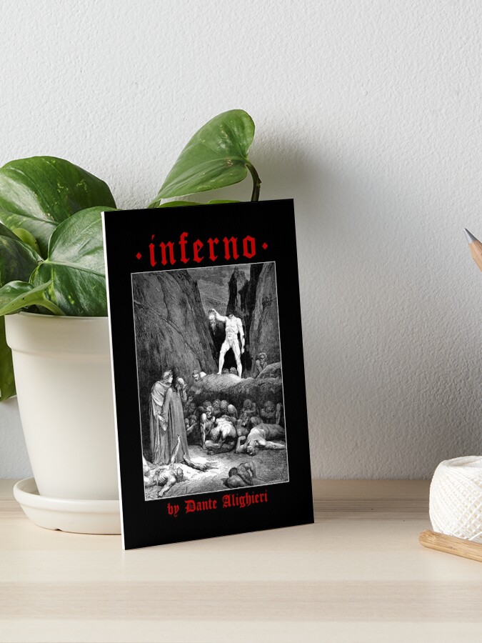 Dantes Inferno Art Board Print for Sale by Mengarda