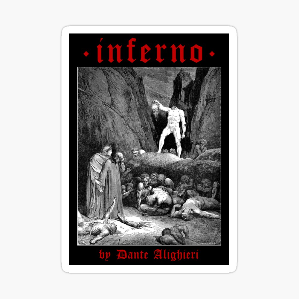 Dantes Inferno Art Board Print for Sale by Mengarda